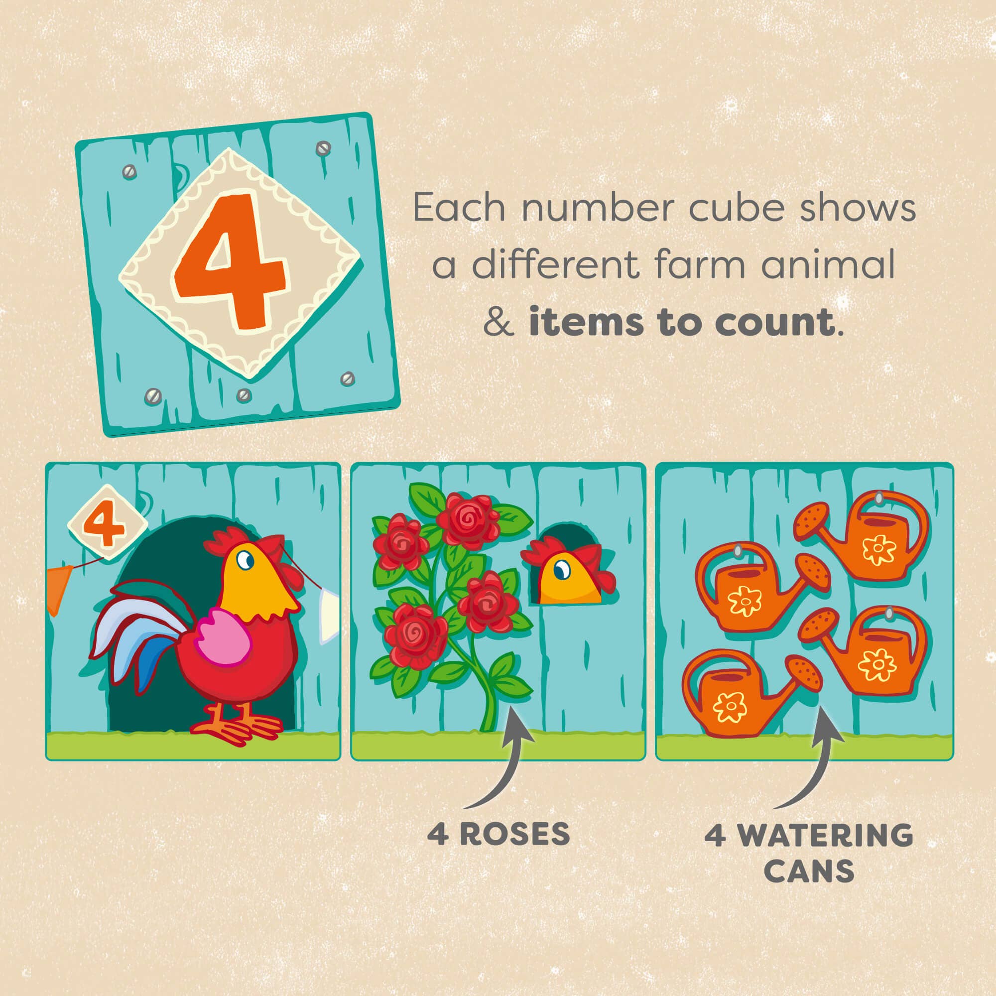 HABA USA - Wholesale Stacking Game - On the Farm Cardboard Stacking & Nesting Cubes6