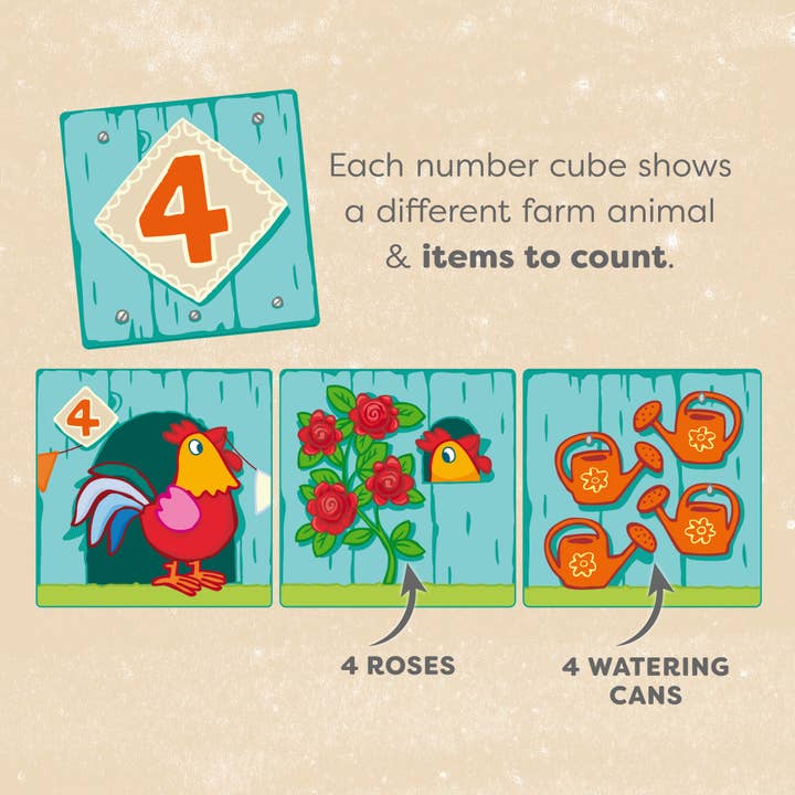 HABA USA - Wholesale Stacking Game - On the Farm Cardboard Stacking & Nesting Cubes6