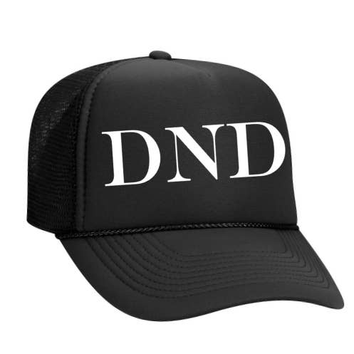 The Candy Collections - Wholesale Trucker Hat - Unisex - Do not disturb trucker hat cap unbothered zen peace DND