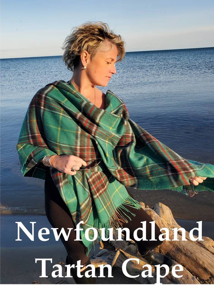 Newfoundland Lambswool Cape for wholesale by Patrick King Woollen Company