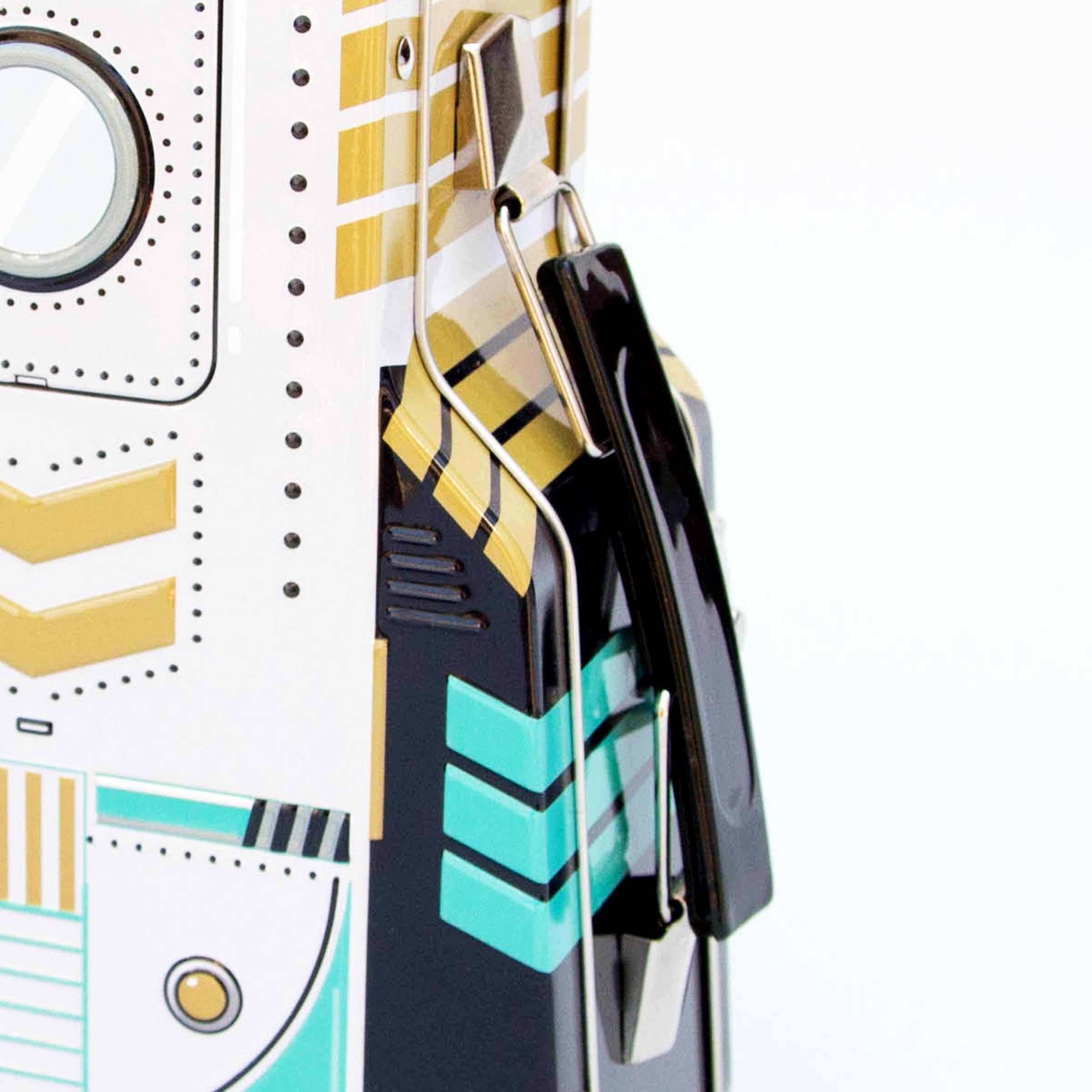 Luckies of London – Engroshandel Madpose/-kasse – Børn – Rocket Madkasse - Sort og Grøn2