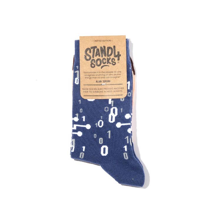 Multi Alan Turing Sock for wholesale on Faire3