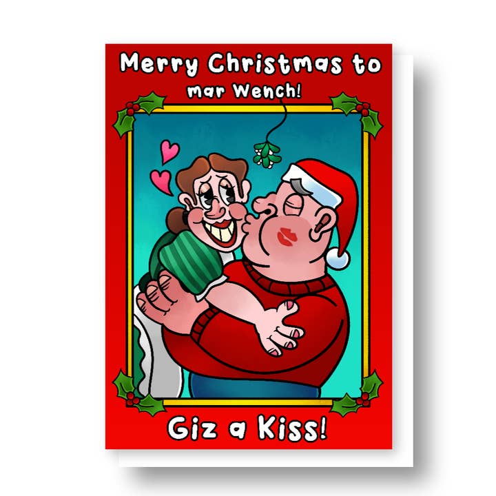 Vrolijk kerstfeest voor Mar Wench! voor wholesale door Black Country Cards