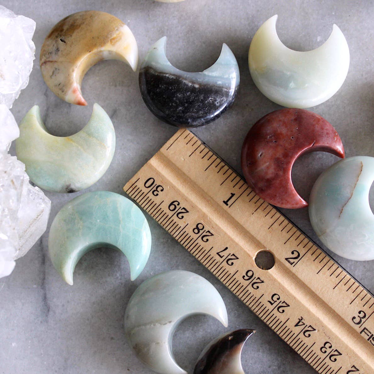 Pebble House - Wholesale Spiritual Stone/Crystal - Amazonite Moon (Crystals & Stones)3