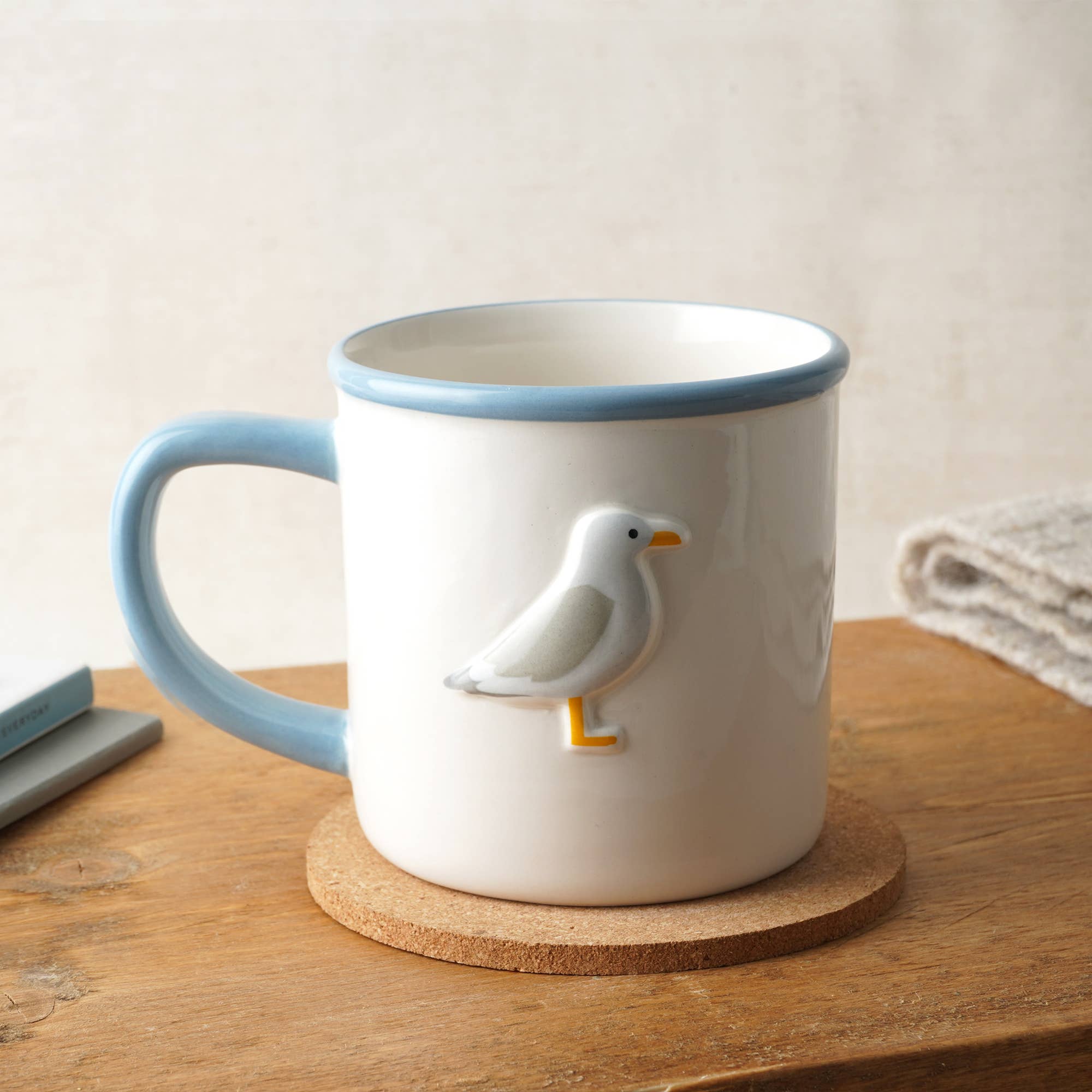 CGB Giftware - Wholesale Coffee mug - Coastal Living Seagull Stoneware Mug In Gift Box0