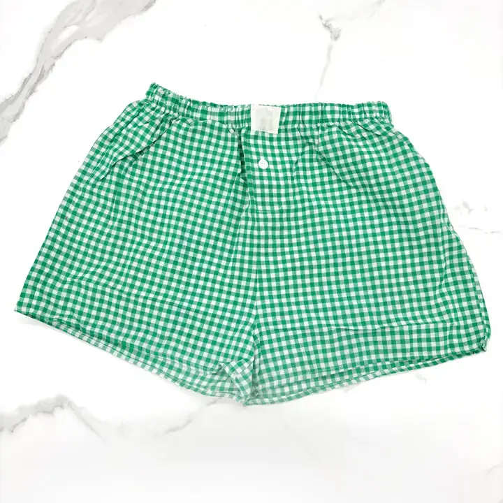 safistyle - Wholesale Shorts - Women's - Gingham High-Rise Shorts14