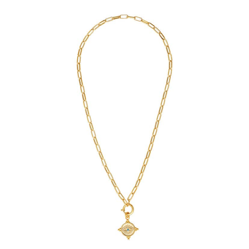 A.B. Paris – Engroshandel Halskæde med vedhæng – Elvina halskæde - Turkis7