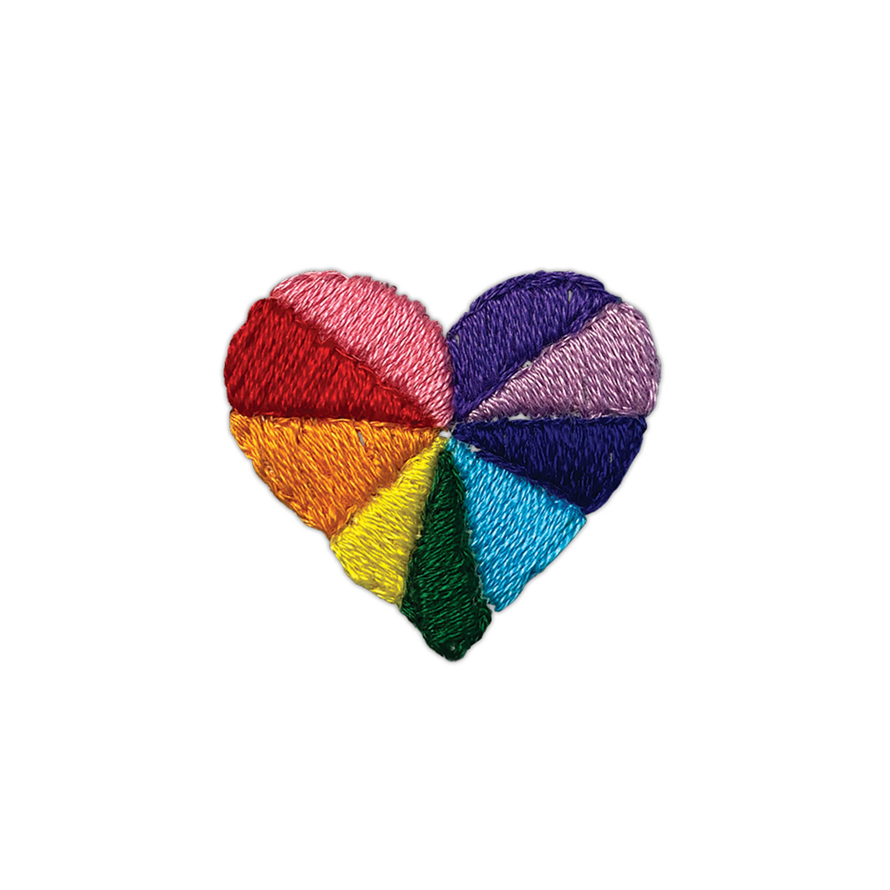 Tattly - Wholesale Temporary tattoo - Rainbow Heart Tattoo Pair