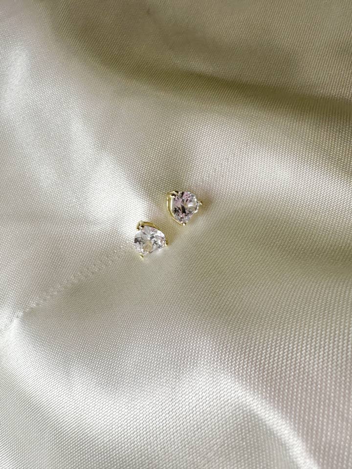 Heart Stud Earrings for wholesale by Starlite By J