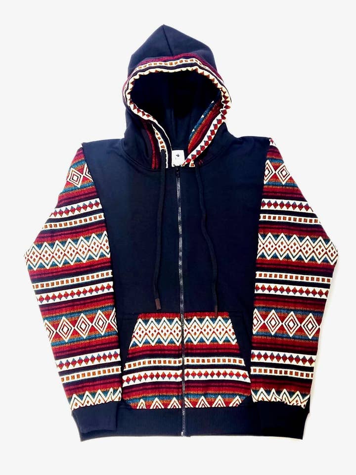 Los Andes Shop - Wholesale Hoodie - Unisex - Western full zip sweatshirt | sturdy hoodie | sustainable1