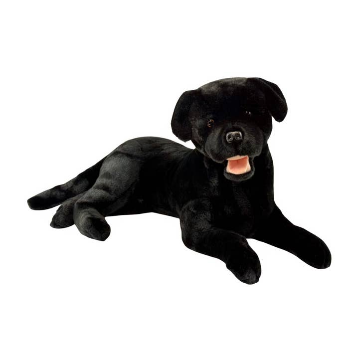 Botas - Labrador - 62cm deitado, preto por atacado de Bocchetta Plush Toys