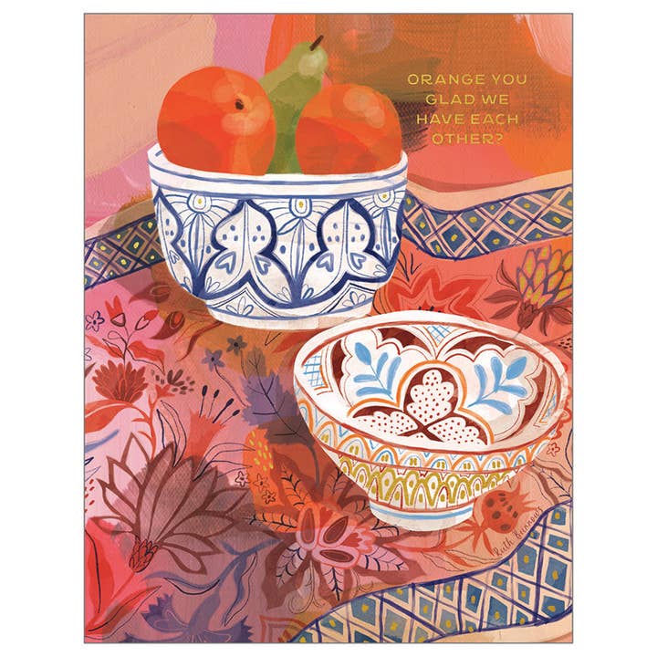 Laranja - Cartão de Amizade + Amor por atacado de Legacy