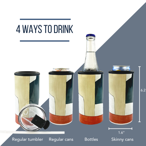 Hogg Outfitters - Wholesale Insulated Mug/Tumbler - SUBLIMATION 4 IN 1 CAN COOLER2