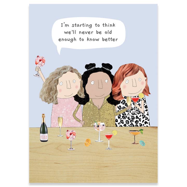 Calypso Cards Inc. - Wholesale Birthday Card - KNOW BETTER|ROSIE MADE A THING BIRTHDAY CARD