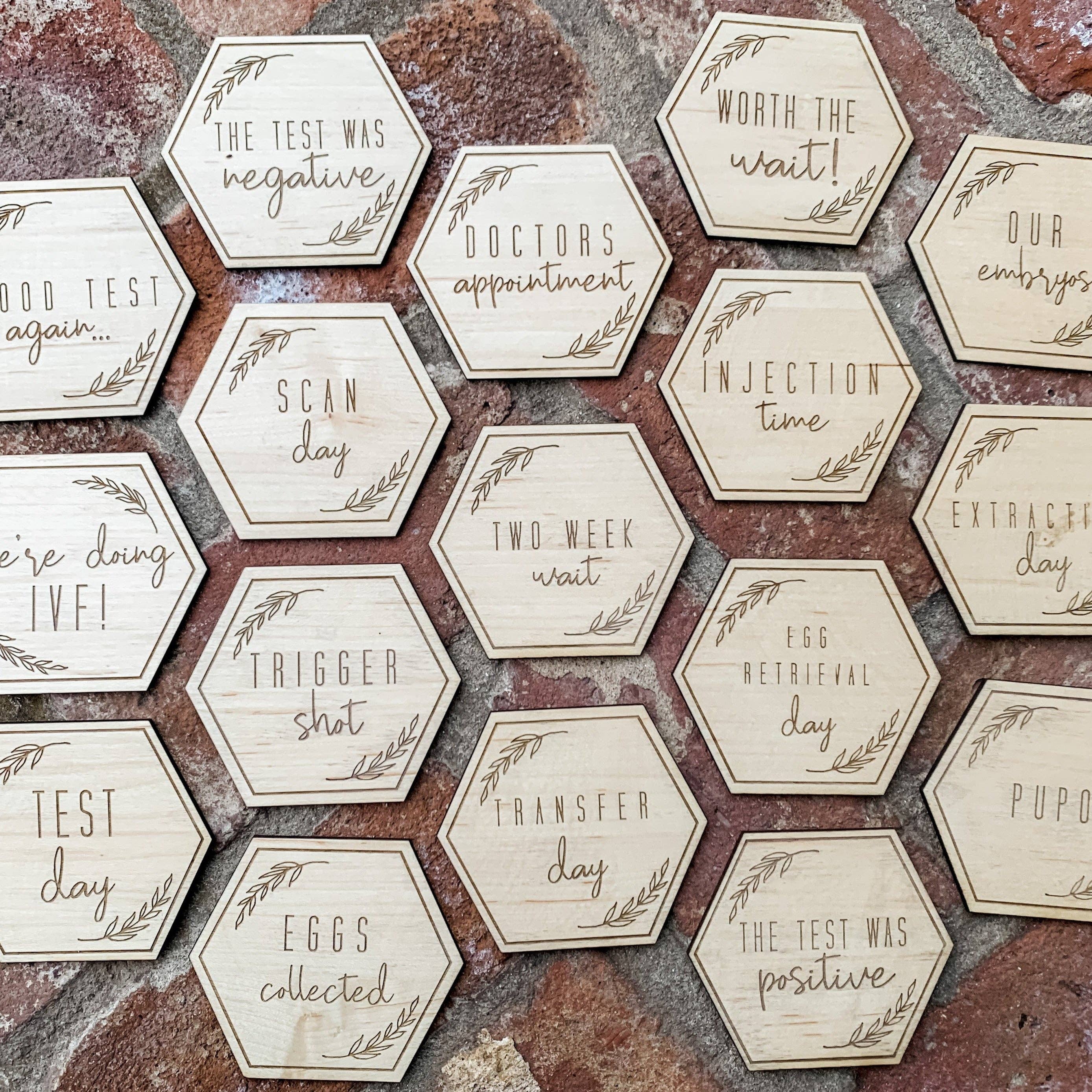 Our Board Boutique - Wholesale Milestone Art/Keepsake - Kids & Baby - IVF Milestones1