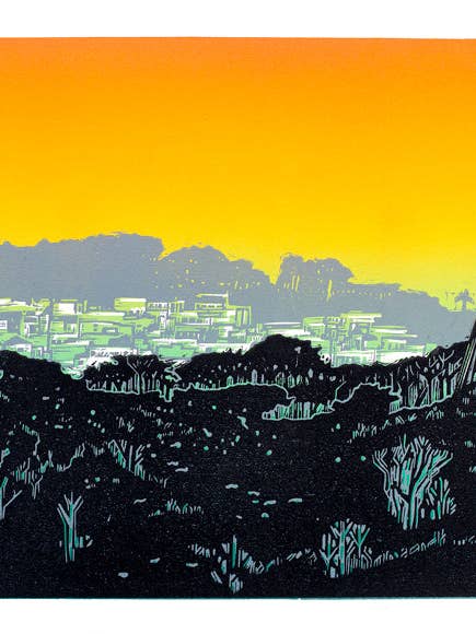 Buongiorno Stampa Tramonto per la vendita all'ingrosso da parte di 3 Fish Studios