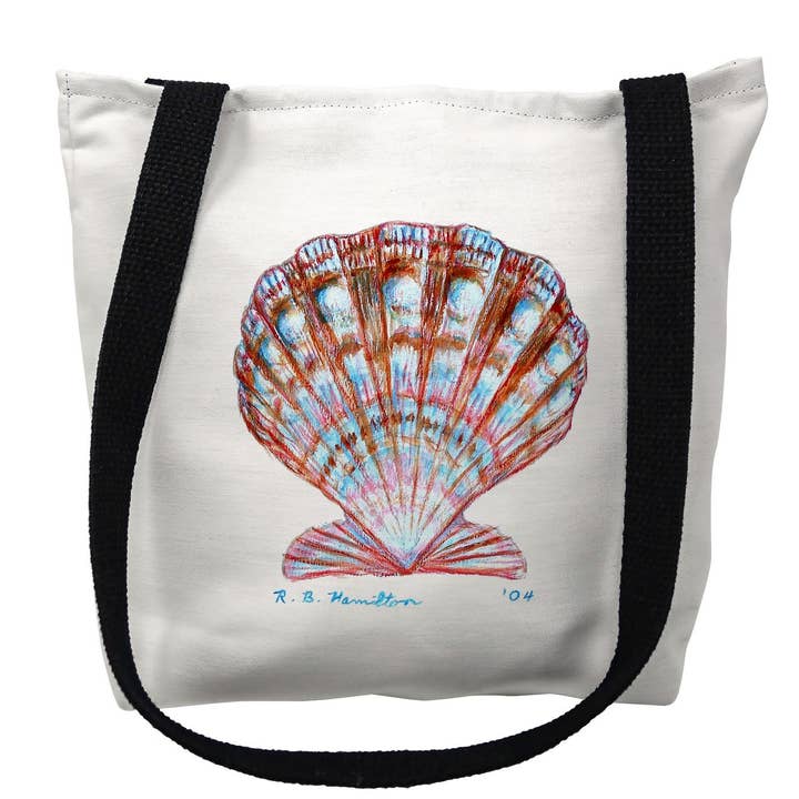 Scallop Shell Tote Bag for wholesale by Betsy Drake Interiors