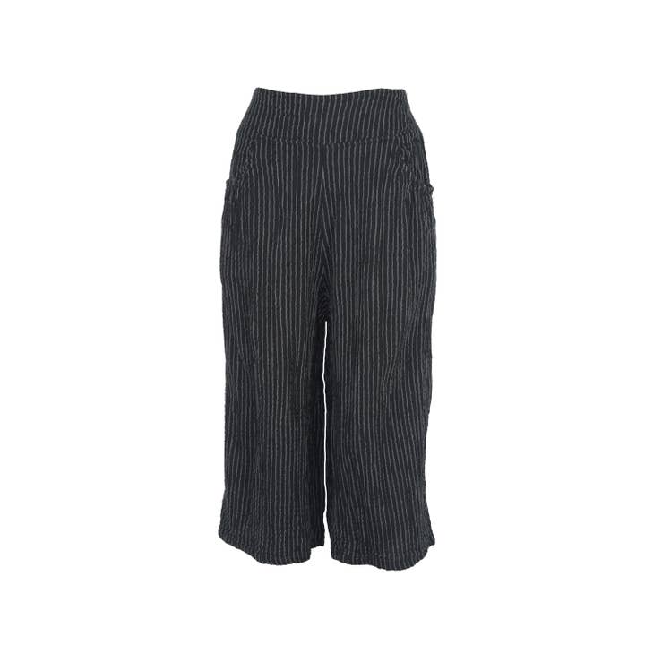 Thai Cotton Striped Gaucho Pants-06019 for wholesale by Nusantara Inc.