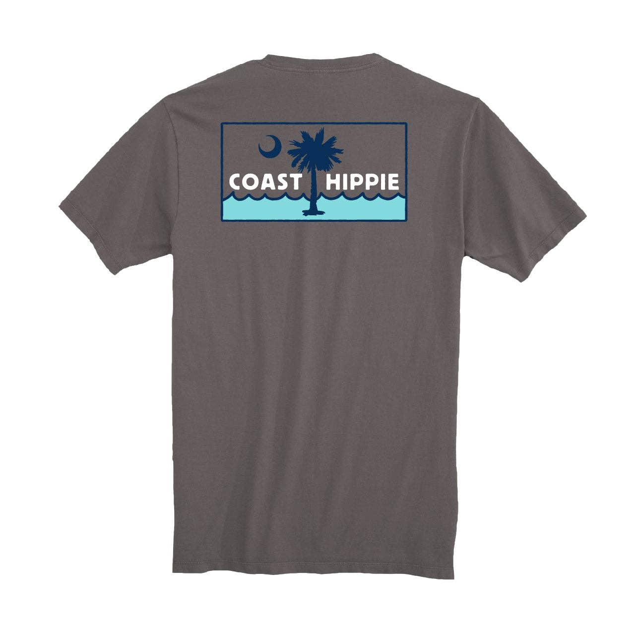 Coast Hippie - Wholesale Screen Printed T-Shirt - Unisex - SC Flag SS0