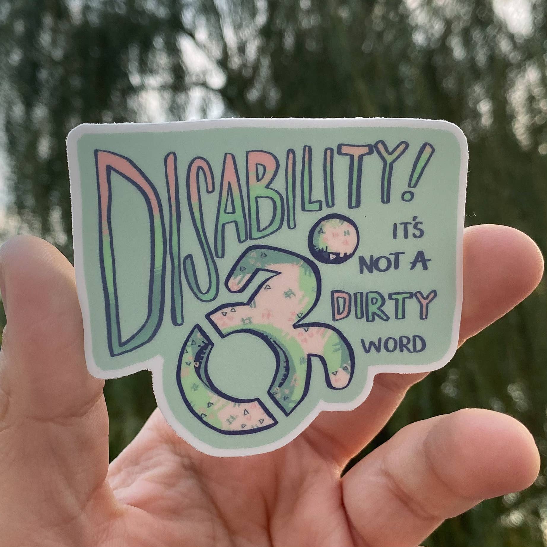 Disgaybled Designs - Wholesale Sticker - Disability Sticker1