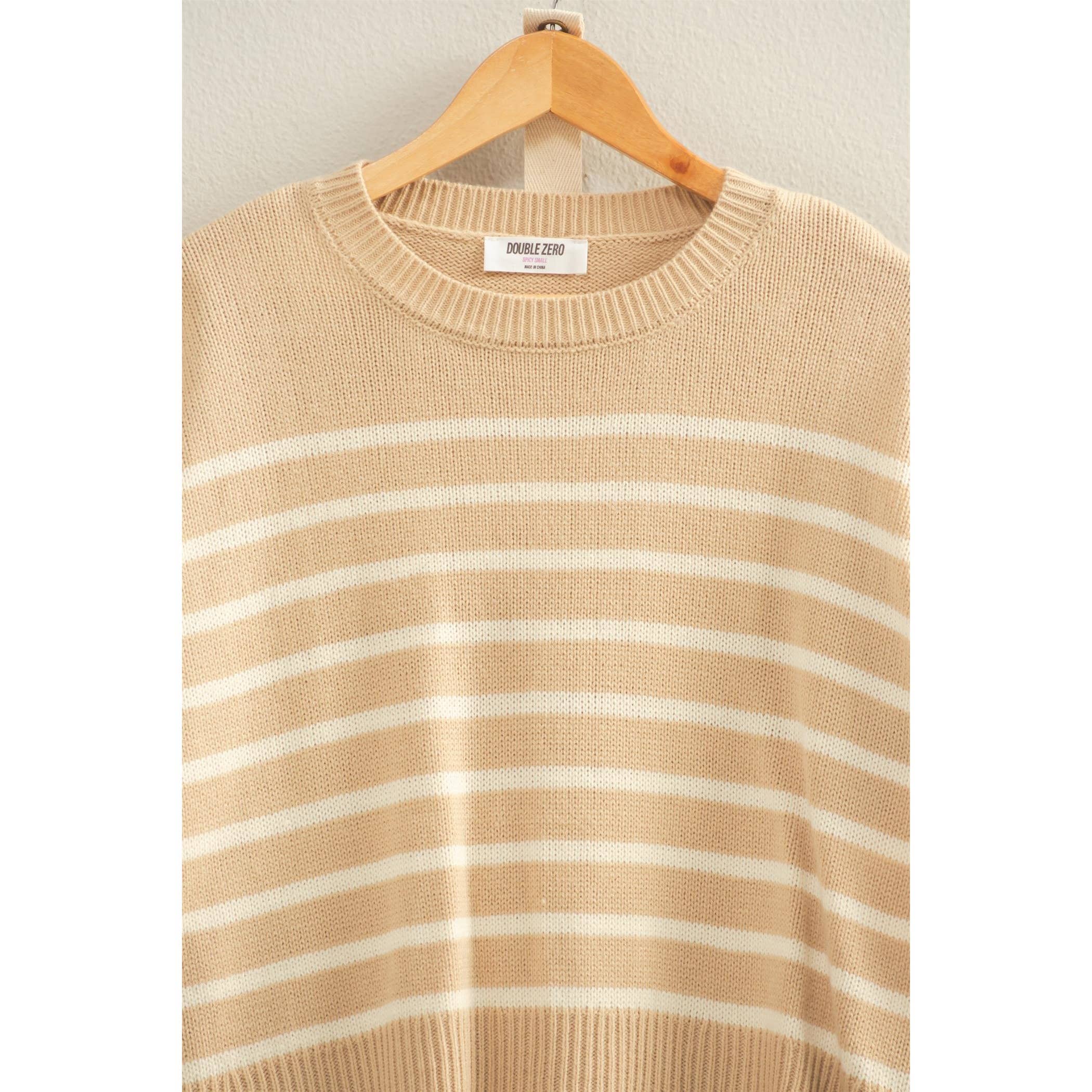 HYFVE – Großhandel Set aus Oberteil und Shorts (NICHT Loungewear) – Damen – Gestreiftes Strickpullover- und Shorts-Set12