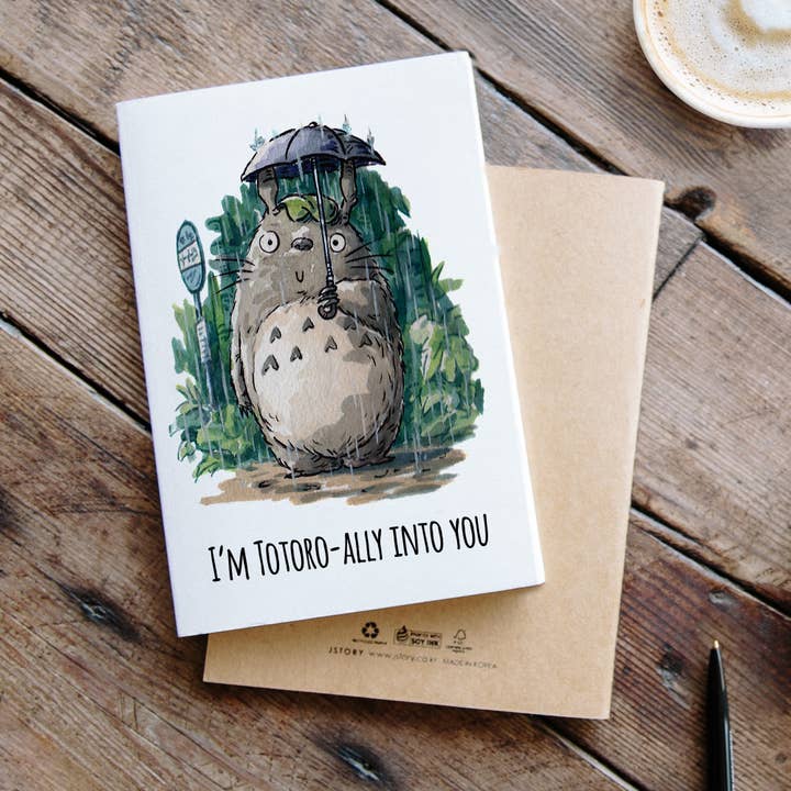 Aaron Millard Illustration - Vente Cartes de Saint-Valentin - « Tot-orally into You » - Carte d'amour animée pour la Saint-Valentin2