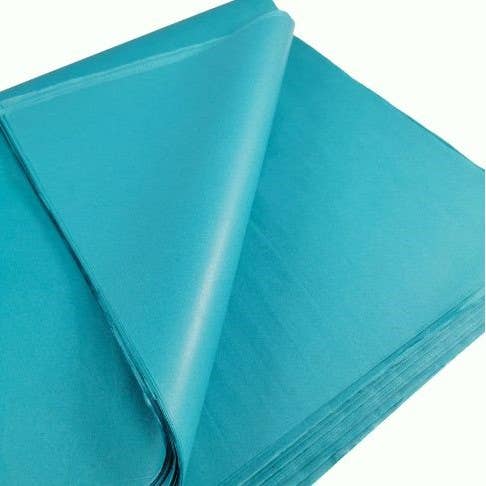Carnival Papers - Venta al por mayor Papel de seda - Papel de Seda Turquesa - 240 Hojas | Embalaje Ecológico