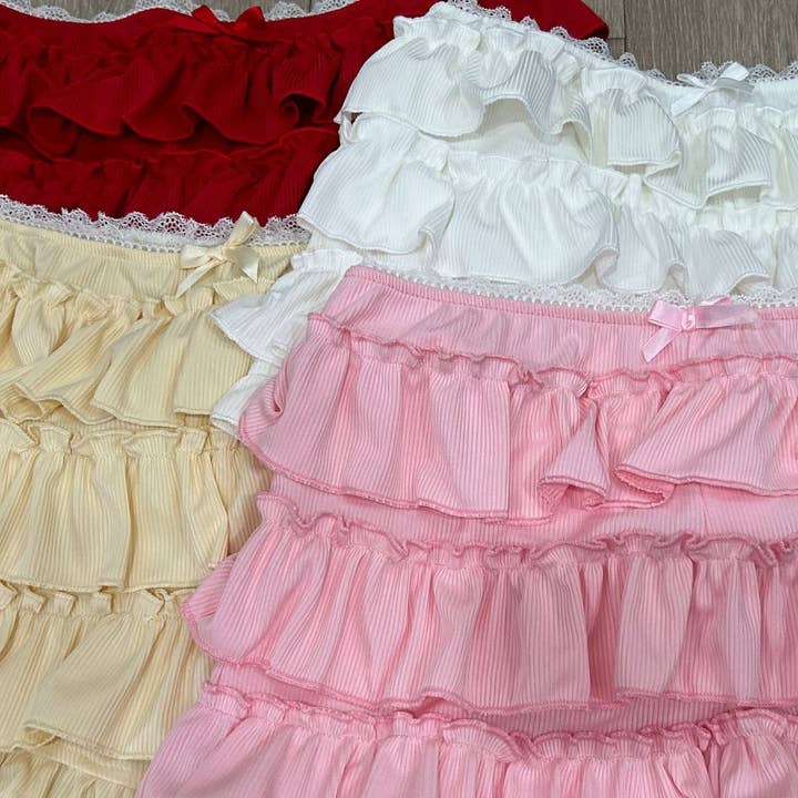 HIDDENBRAND - Wholesale Shorts - Women's - Multi-Layered Cake Sexy Lace Shorts