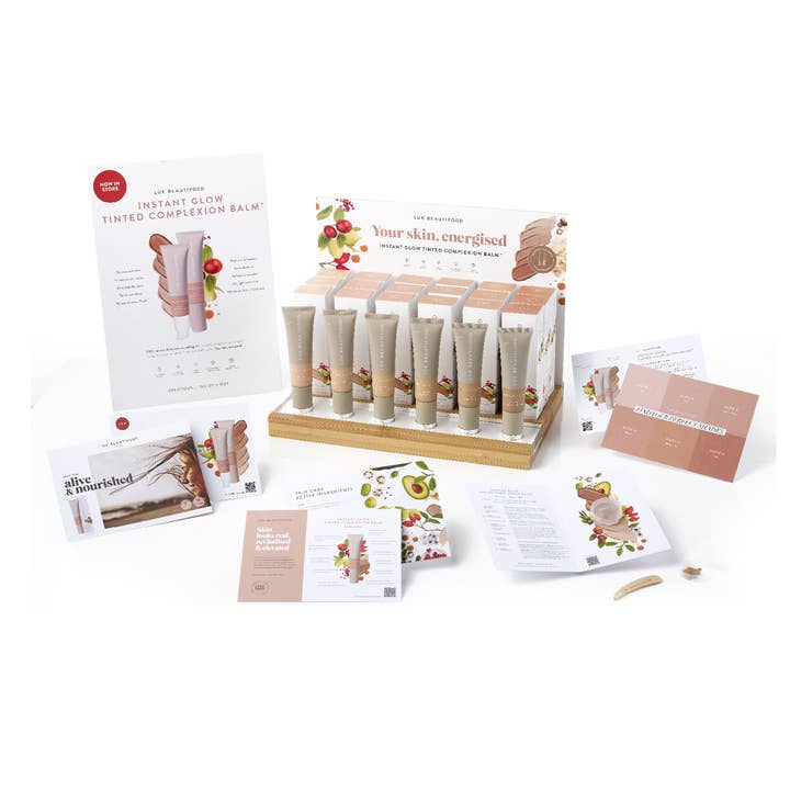 Luk Beautifood - Wholesale Tinted Moisturizer - NUDE 3 (Light Medium) - Instant Glow Tinted Complexion Balm
