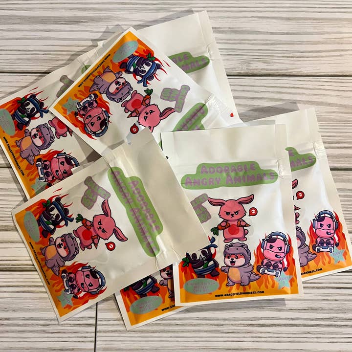 Adorable Angry Animals Pin, Mystery Blind Bag for wholesale by Graceful Darkness, LLC