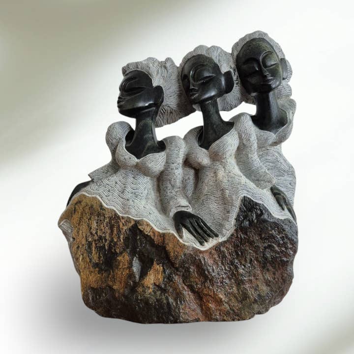 Shona stenskulptur - Katatu för wholesale av Maisie Grace Designs