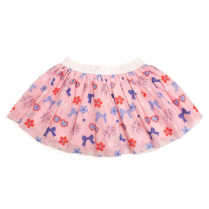 Sweet Wink - Vendita all'ingrosso Tutù - Bambini - Tutu Rosso, Bianco e Carino - Ragazze - Abbigliamento per Bambini - 4 Luglio