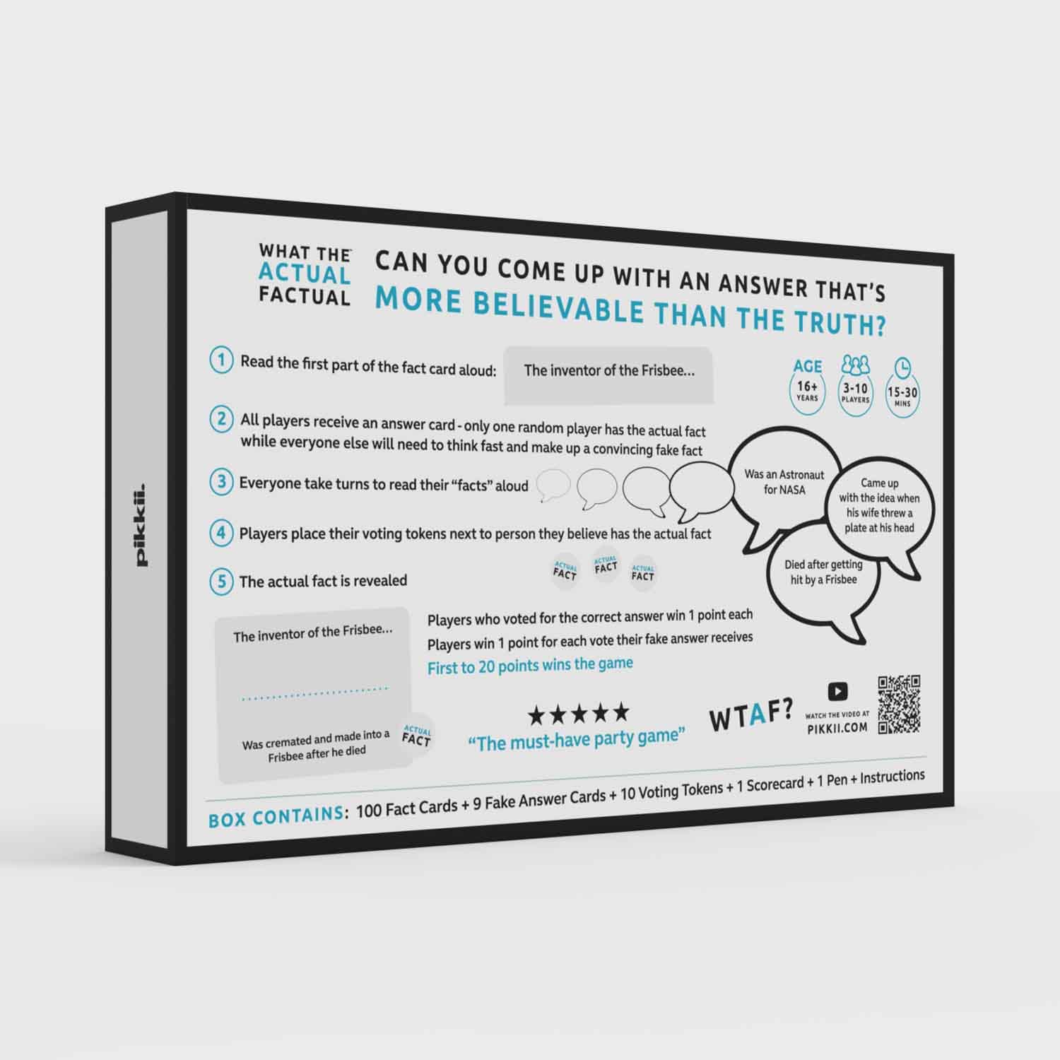 Pikkii - Wholesale Card Game - What the Actual Factual™ | Games for Adults | Family Game11