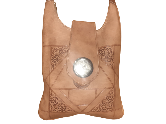 Hecho a mano - Wholesale Shoulder Bag - Women's - Women's flat bag with sheet metal or embossed finish0