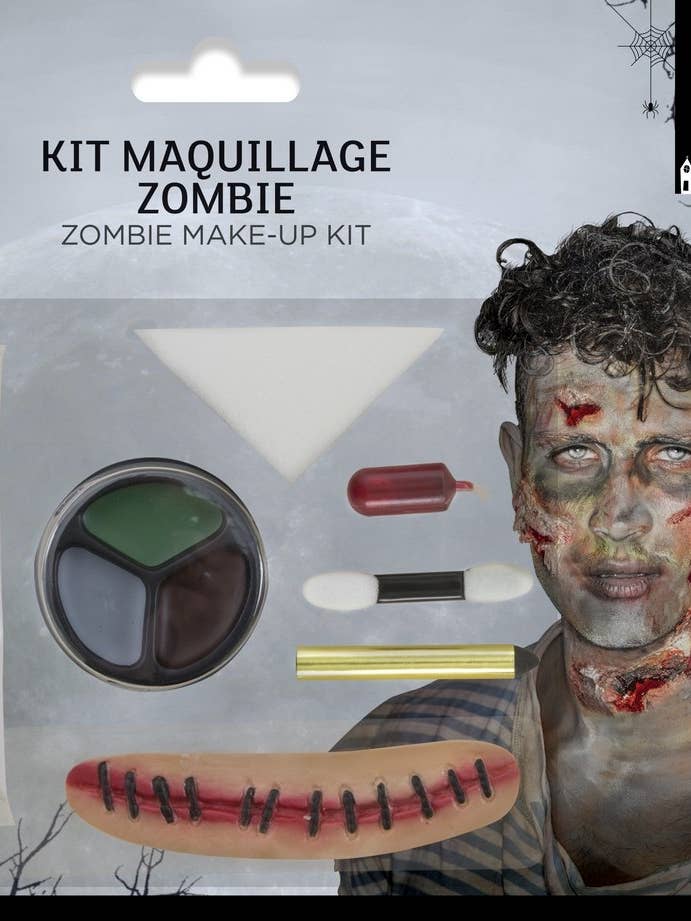 Zombie Makeup Kit With Scar for wholesale by P'tit Clown