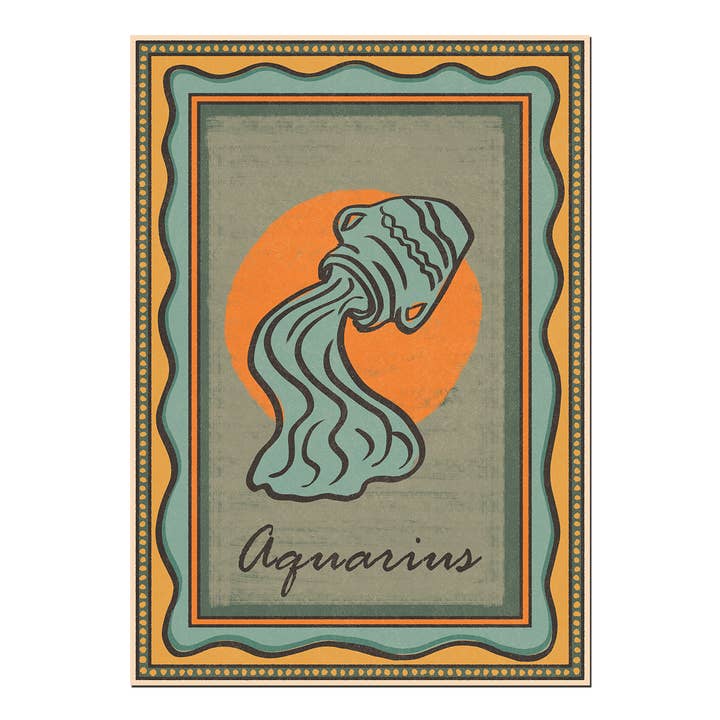 Aquarius Print for wholesale by cai & jo USA