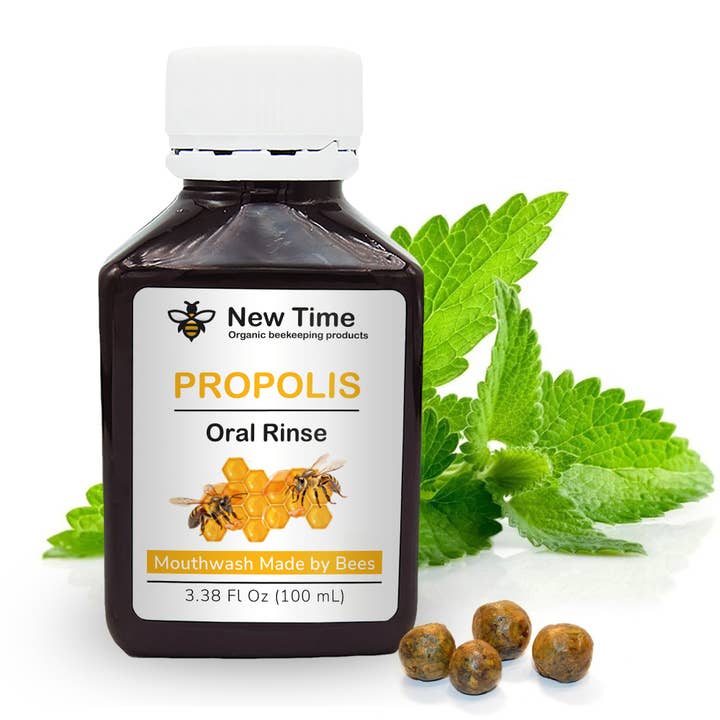 1newtime LLC - Vendita all'ingrosso Collutori - Collutorio alla Propoli, Soluzione Antibatterica per la Salute delle Gengive e l'Alito Cattivo, Cura Orale Naturale Quotidiana