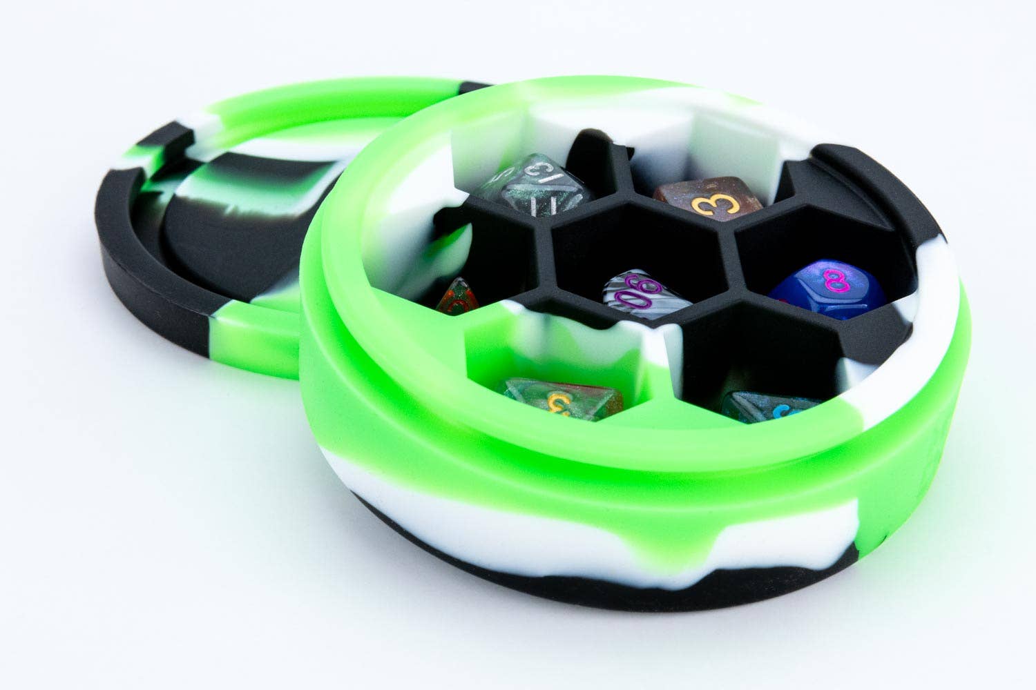 FanRoll by Metallic Dice Games - Wholesale Dice - NEW: Misfit Mystery Silicone Case with Premium Dice Set4