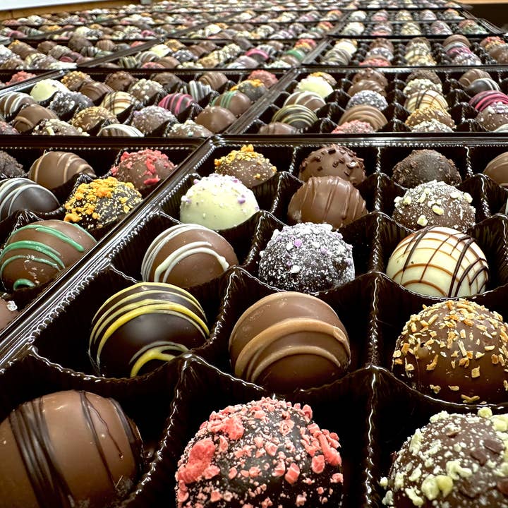 O'Shea's Candies Sweet Shop - Wholesale Chocolate Box - 15PC Truffles Gourmet Premium Assortment- Window Box