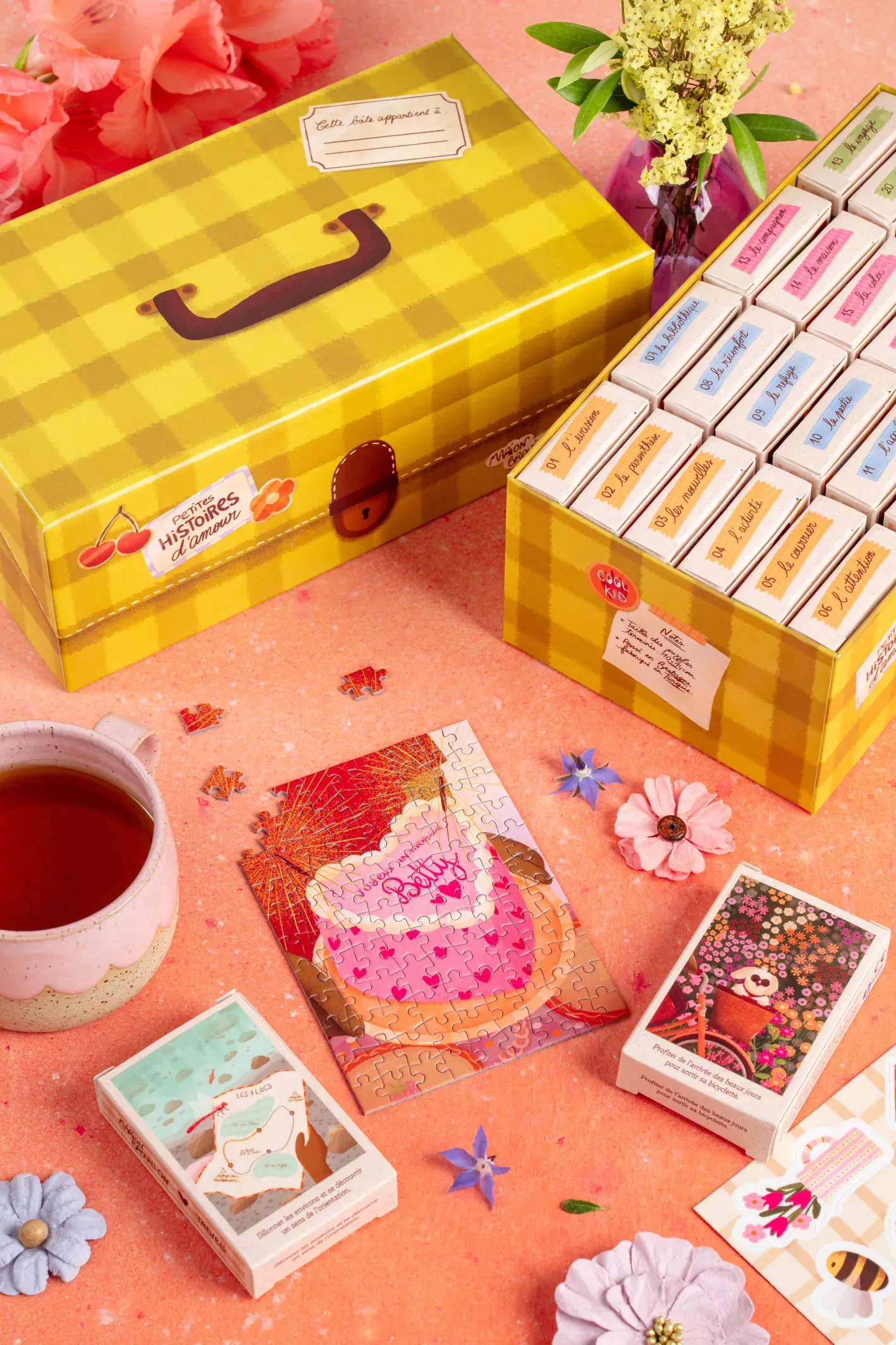 Trevell - Wholesale Puzzle - Adult - Trevell - Box Set of Little Love Stories - 24 mini puzzles2