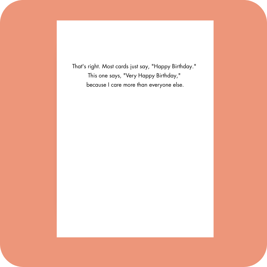 Bald Guy Greetings - Wholesale Birthday Card - #058 – Funny Birthday Card – Care More2