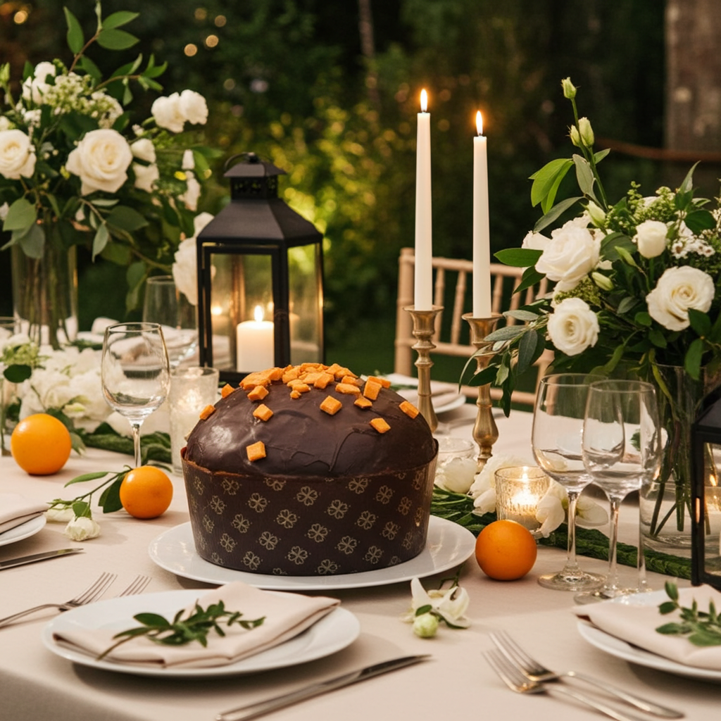 The Sicily Essence - Wholesale Cake - Sicilian panettone with chocolate and orange5