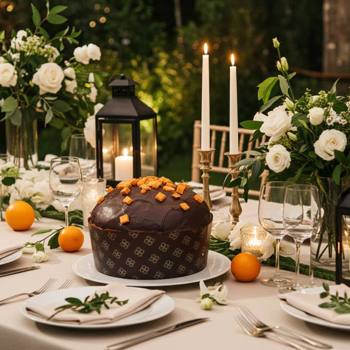 The Sicily Essence - Wholesale Cake - Sicilian panettone with chocolate and orange5