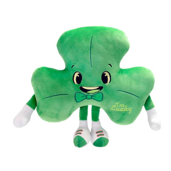 DISCONTINUED - 12in "I'm Lucky" Shamrock for wholesale by Fiesta Toys