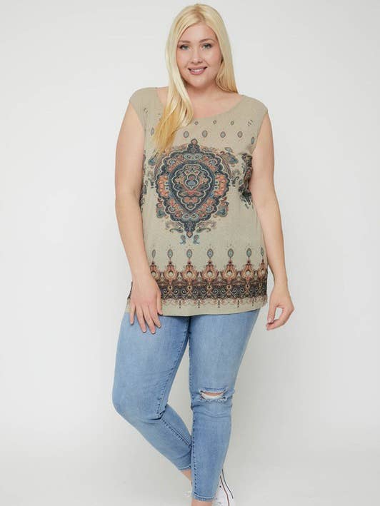 Urban X Plus Tailles Haut sans manches pour la vente par Urban X Apparel