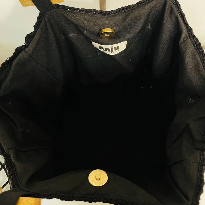 Anju Jewelry - Wholesale Shoulder Bag - Women's - Laya Cotton Crochet Tote Bags5