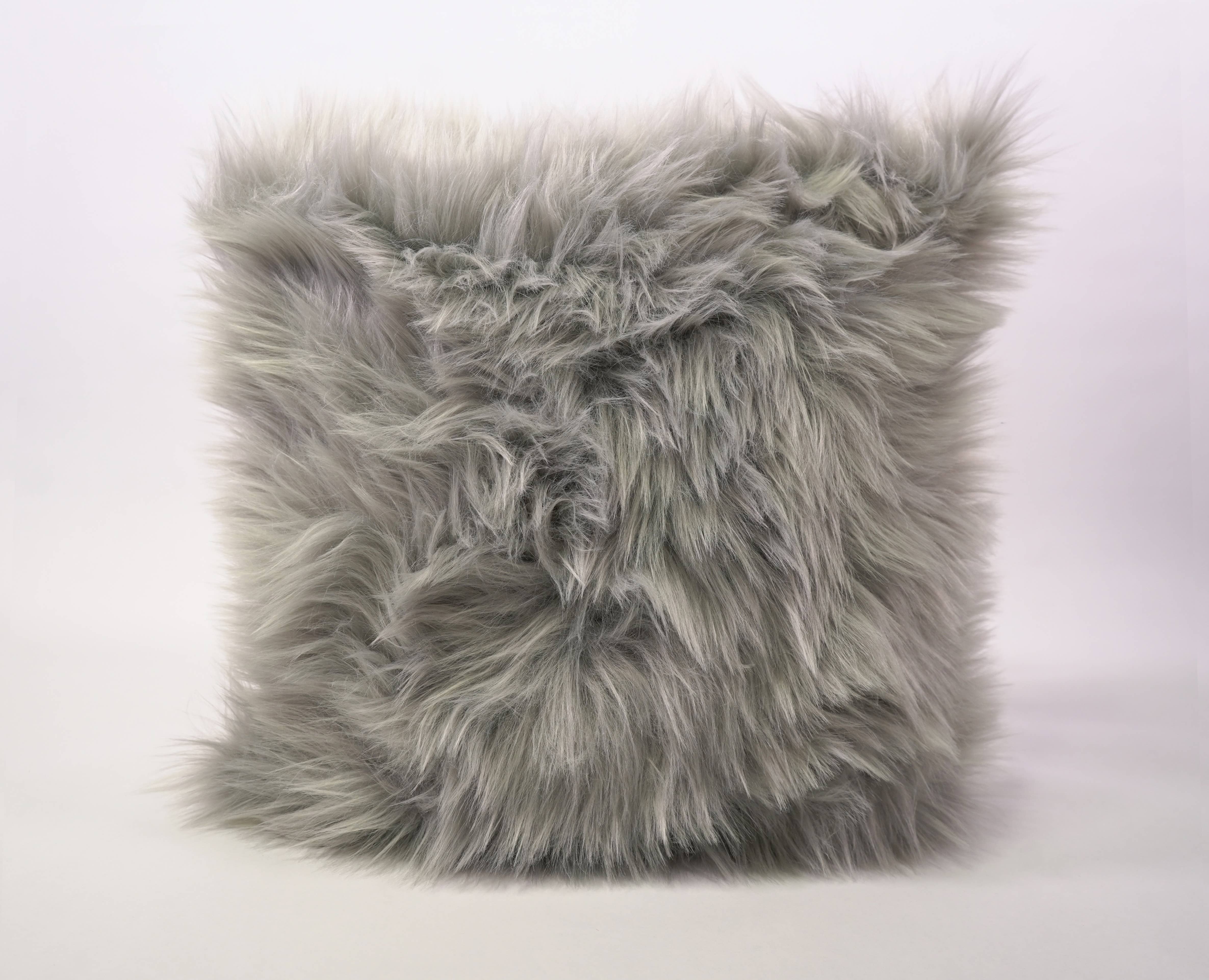 Floorora – wholesale Prydnadskuddfodral – Ny lyxserie Merino stil päls kasta örngott7