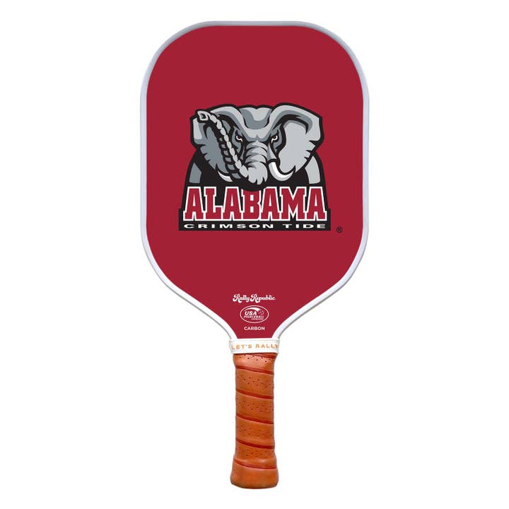 Pagaie de pickleball Alabama Crimson Tide Crimson Alabama Elephant (B2B) pour la vente par Rally Republic