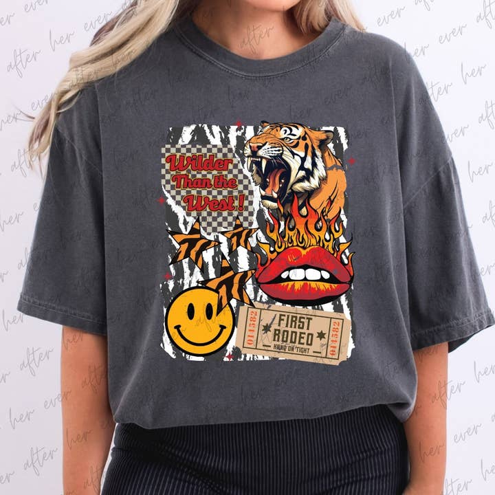 Wilder dan het Westen Collage voor wholesale door Her Ever After