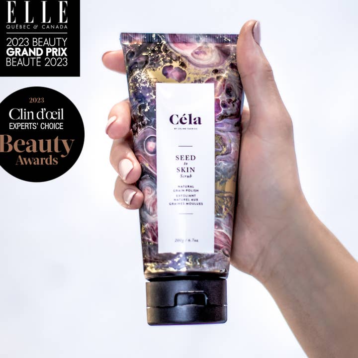 Seed to Skin Scrub for wholesale by Céla by Celine Tadrissi